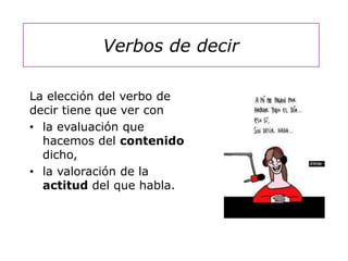 Verbos de decir | PDF