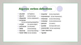 Verbos defectivos | PPTX