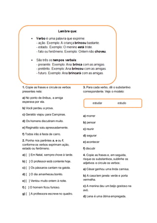 Apostila Sobre Verbos, PDF, Plural