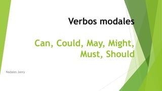 Verbos modales
Can, Could, May, Might,
Must, Should
Nadales Janry

 