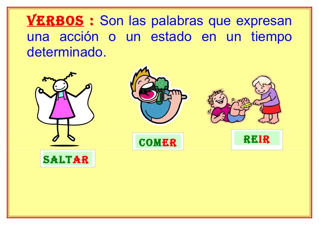 Verbos 2 ciclo primaria