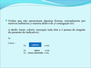 Verbosregulareseirregulares 100531100120-phpapp01 | PPT