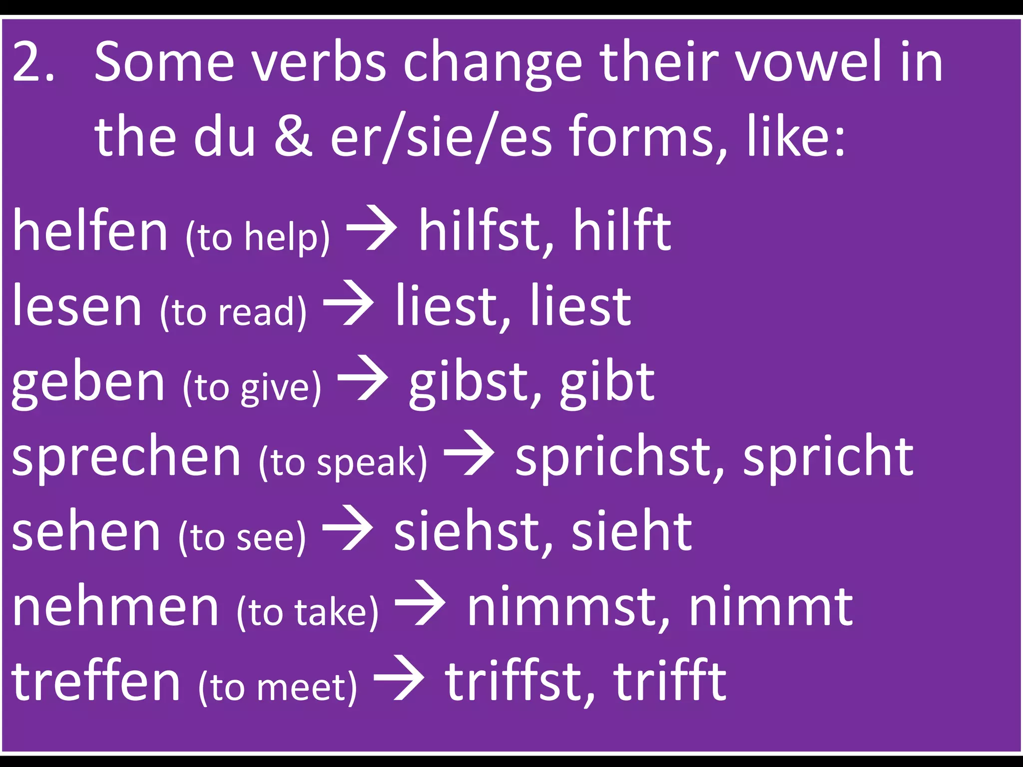 Verb Overview PPT