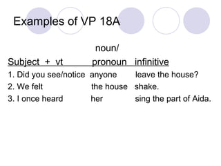 Verb patterns | PPT