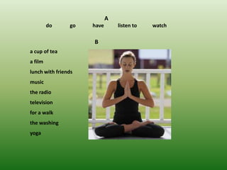 Verb phrases