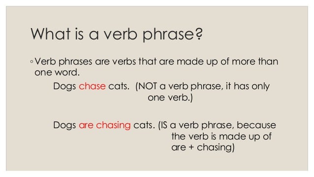 Image result for verb phrase