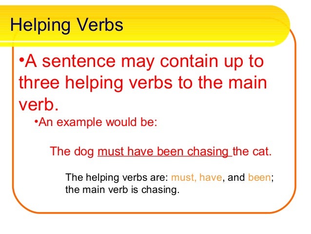 Homework help verbs
