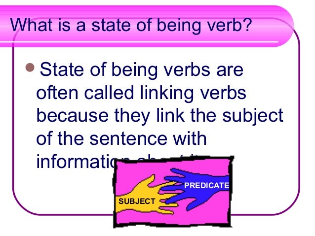 Verbs Being