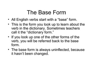Verbs1 | PPT