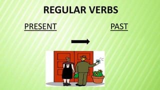 REGULAR VERBS
PRESENT PAST
 