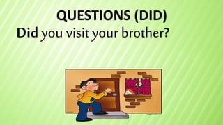 QUESTIONS (DID)
Did you visityour brother?
 