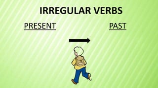 IRREGULAR VERBS
PRESENT PAST
 