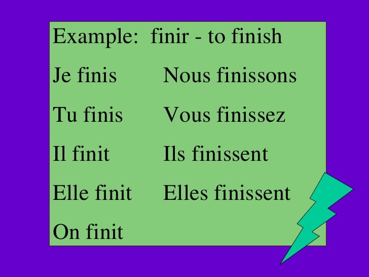 Verbs Present Tense