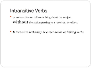 Verbs verbsverbs | PPT