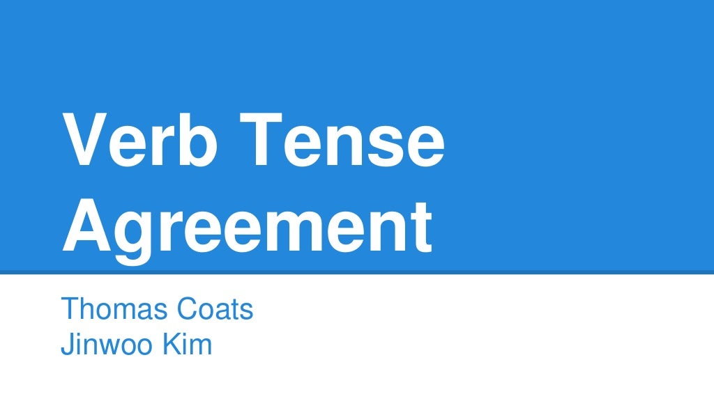 verb-tense-agreement