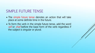 Verb tenses | PPT