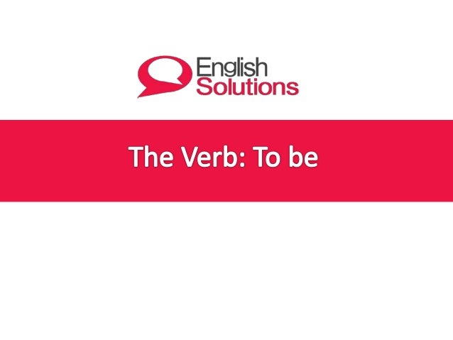 Verb To Be