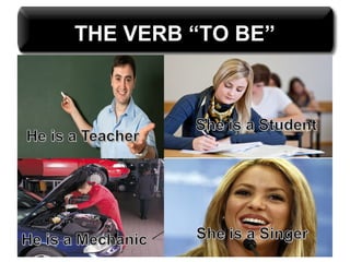 THE VERB “TO BE”
 
