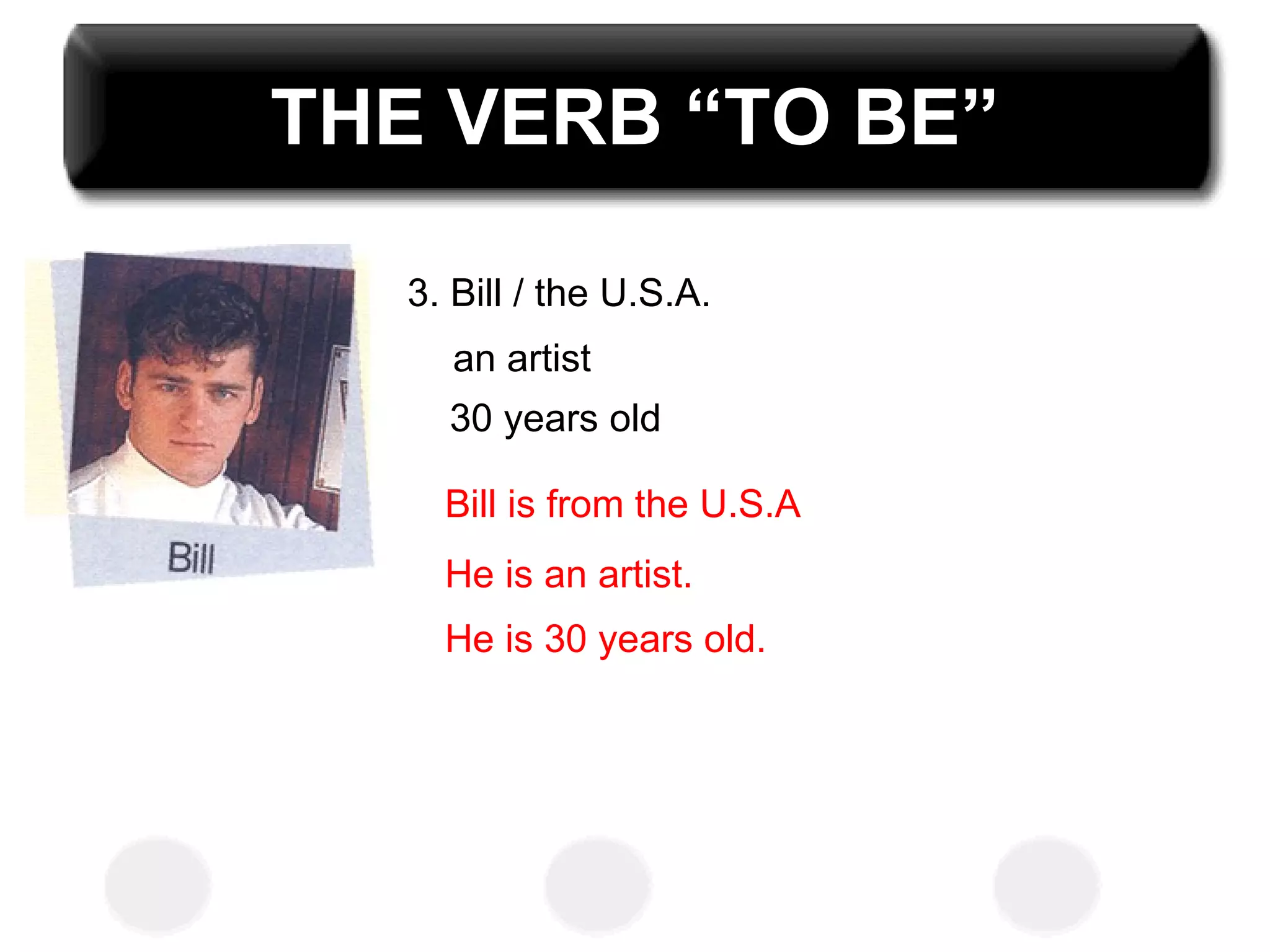 Verb to be ppt | PPT