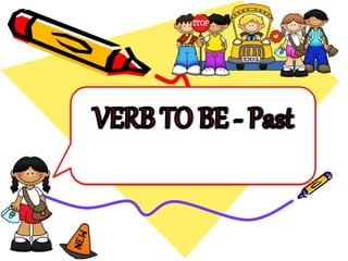 Simple past tense - past simple to be English grammar Slide 1