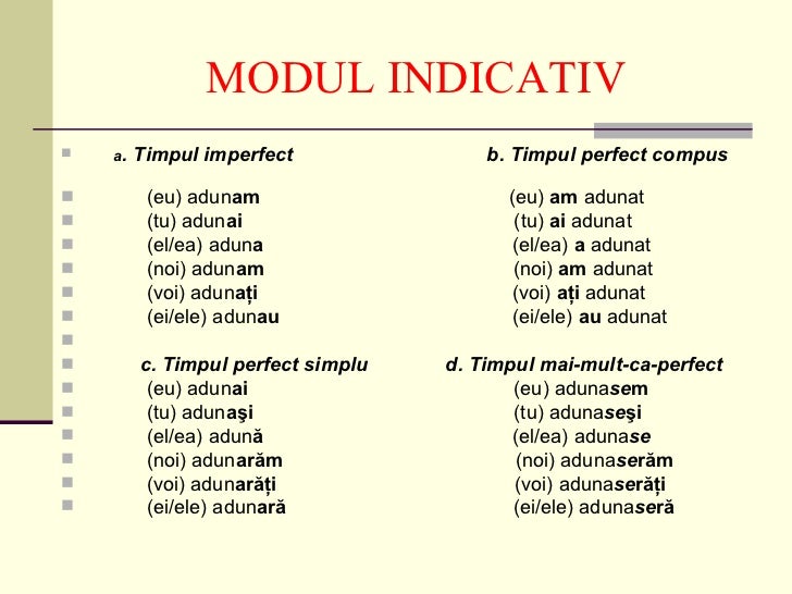 indicativ