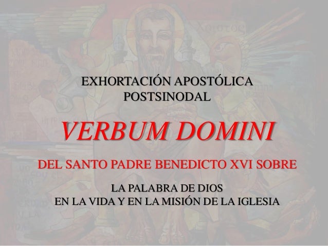 VERBUM DOMINI RESUMEN DOWNLOAD VERBUM DOMINI RESUMEN DOWNLOAD