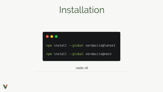 Installation
node >8
 