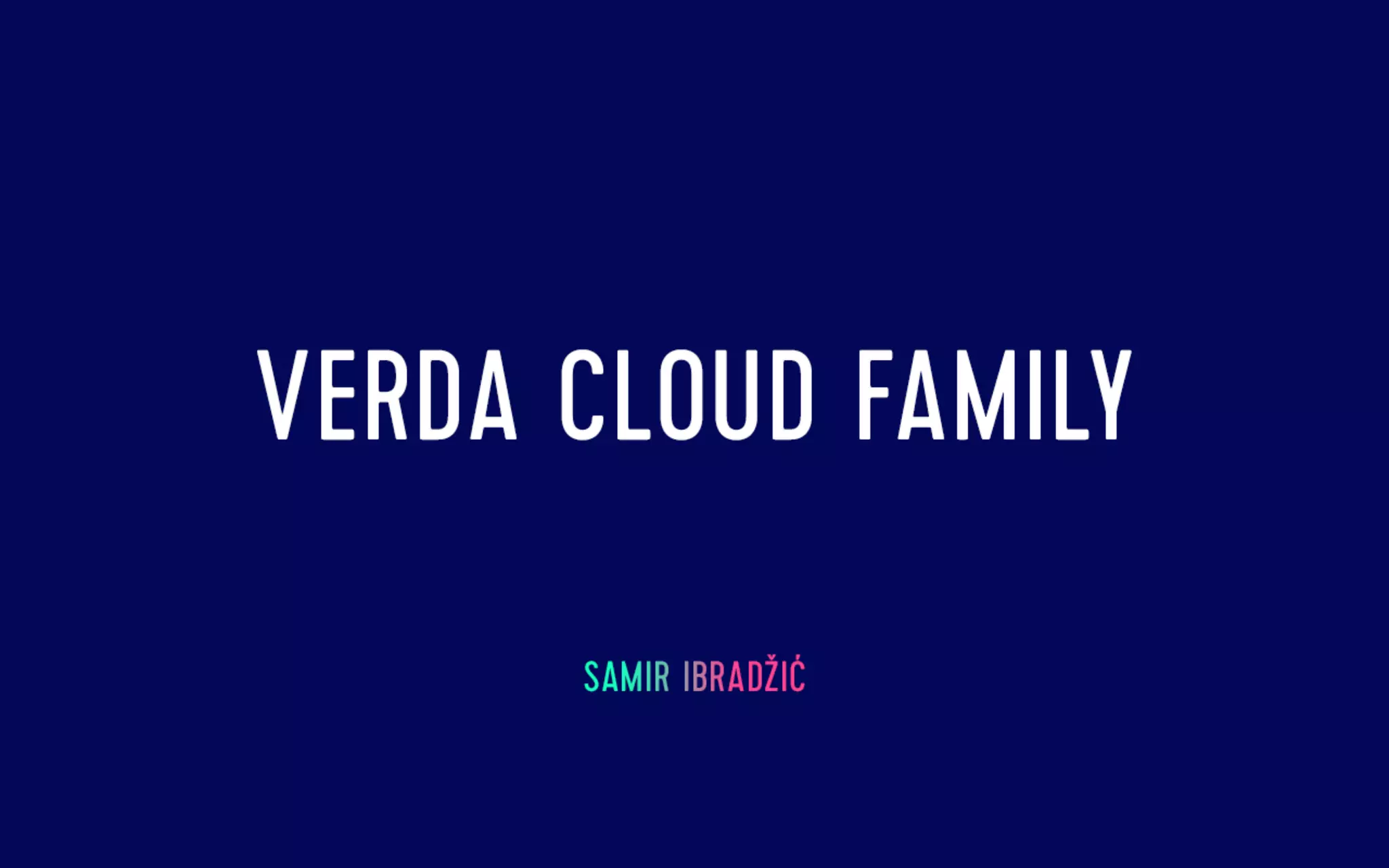 Verda Cloud Family