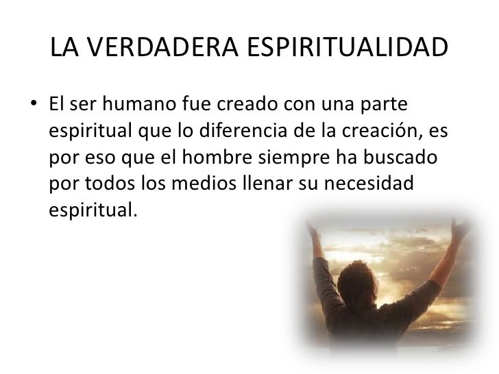 Verdadera espiritualidad