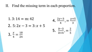 Proportion On Grade 9 Math GRADE 9 Proportion PowerPoint Presentation | PPTX