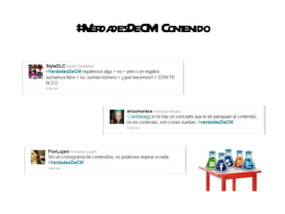#VerdadesDeCM: Contenido 