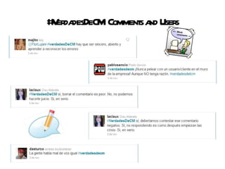 #VerdadesDeCM: Comments and Users 