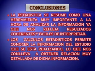 estadistica descriptiva