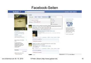 Facebook-Seiten 