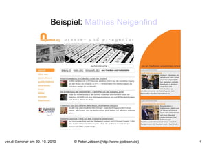 Beispiel:  Mathias  Neigenfind 