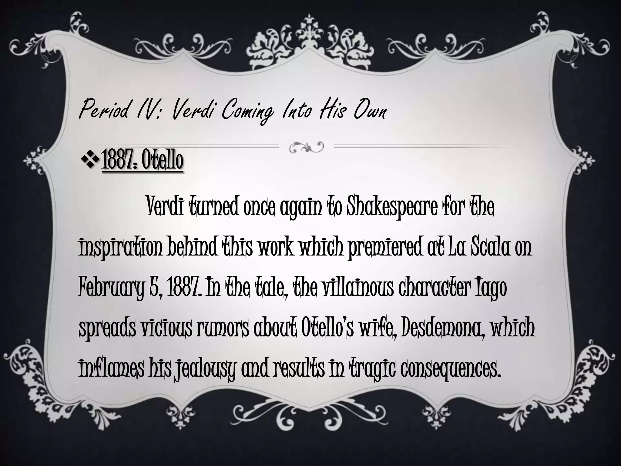 Verdi and the Opera (Romantic Period) | PPTX