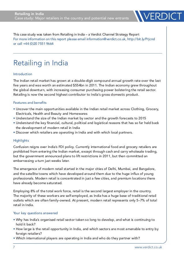 personal selling case study india