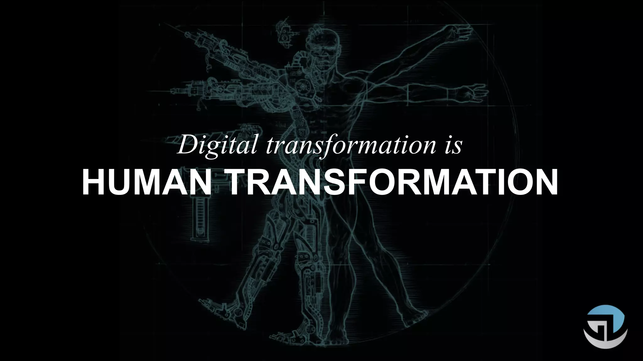 Digital transformation is
HUMAN TRANSFORMATION