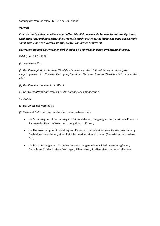 Vereinssatzungneupdf