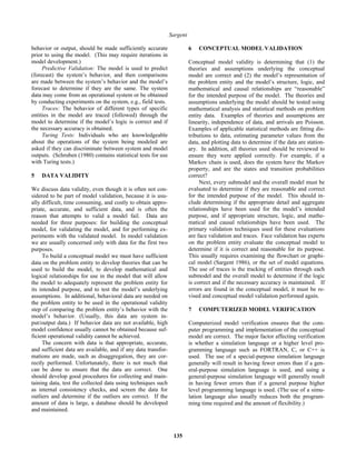 Verfication and validation of simulation models | PDF