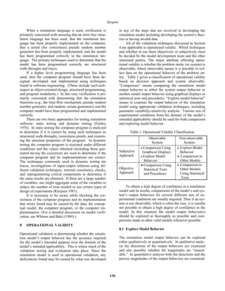 Verfication and validation of simulation models | PDF
