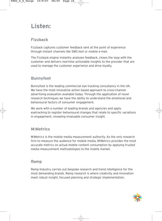 Verge London 2007 Program