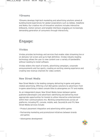 Verge London 2007 Program