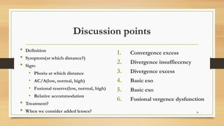 Convergence Recovery Point Normal Vergences dysfunction convergence insufficient .pptx