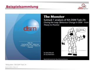 02.07.2014, Folie 14 
Beispielsammlung 
Bildquellen: IEA DSM Task 24  