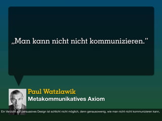 Verhaltensänderung speichern? Über persuasives Webdesign