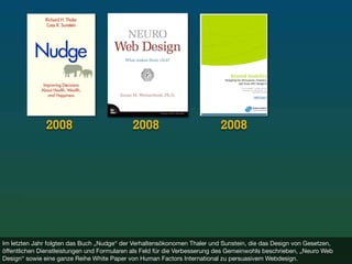 Verhaltensänderung speichern? Über persuasives Webdesign