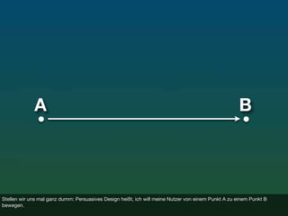 Verhaltensänderung speichern? Über persuasives Webdesign