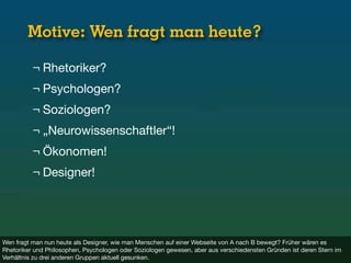 Verhaltensänderung speichern? Über persuasives Webdesign