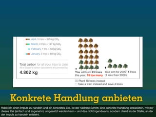 Verhaltensänderung speichern? Über persuasives Webdesign